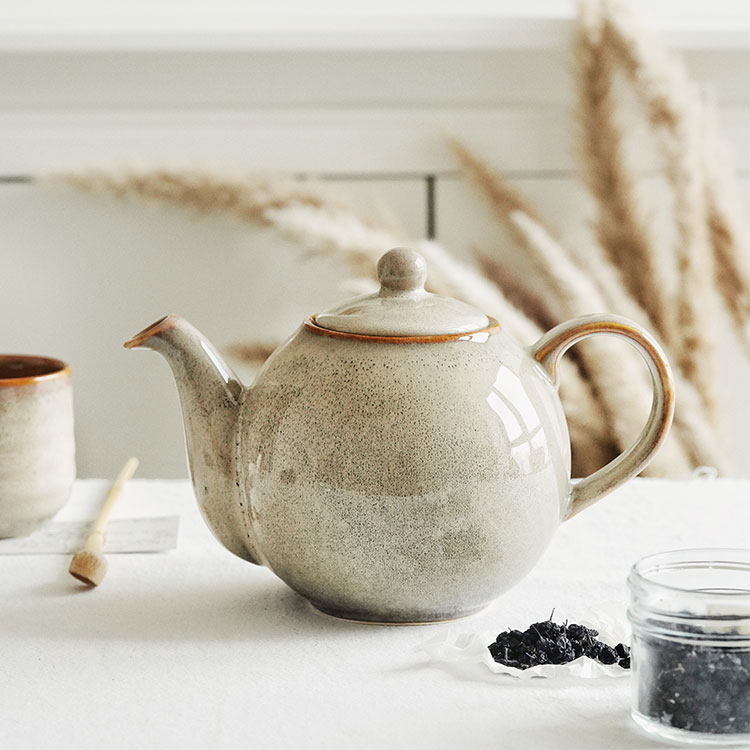 Customized Color porcelain Teapot Coffee Pot 4