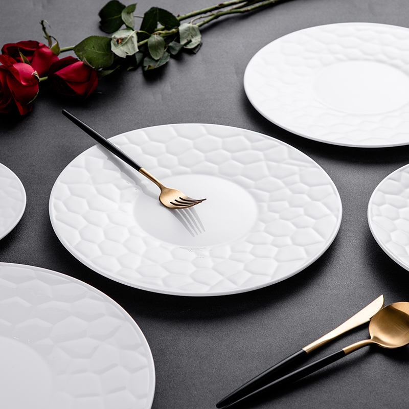 Luxury dinnerware restaurant porcelain plates