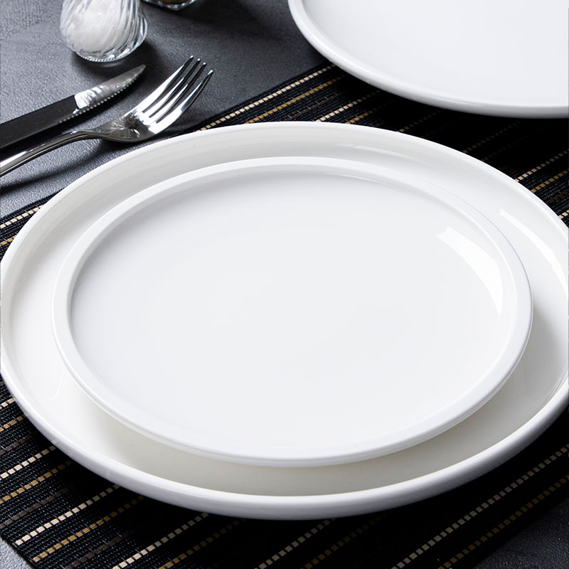 Round straight side plates