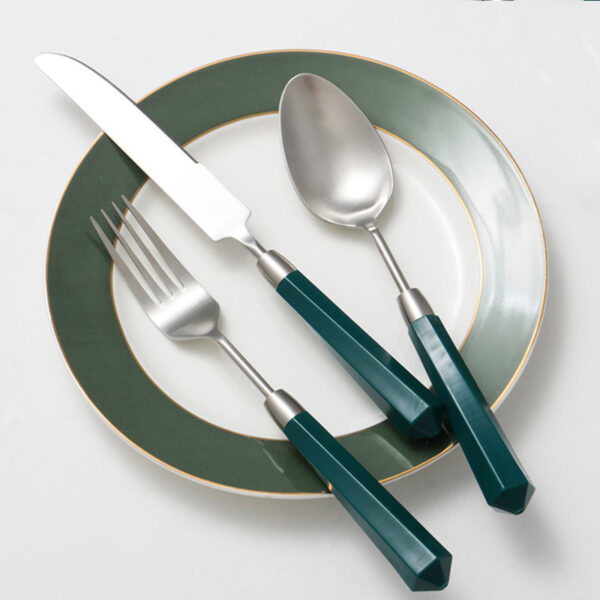 Silver Plated Spoons Forks and Knives Stainless Steel