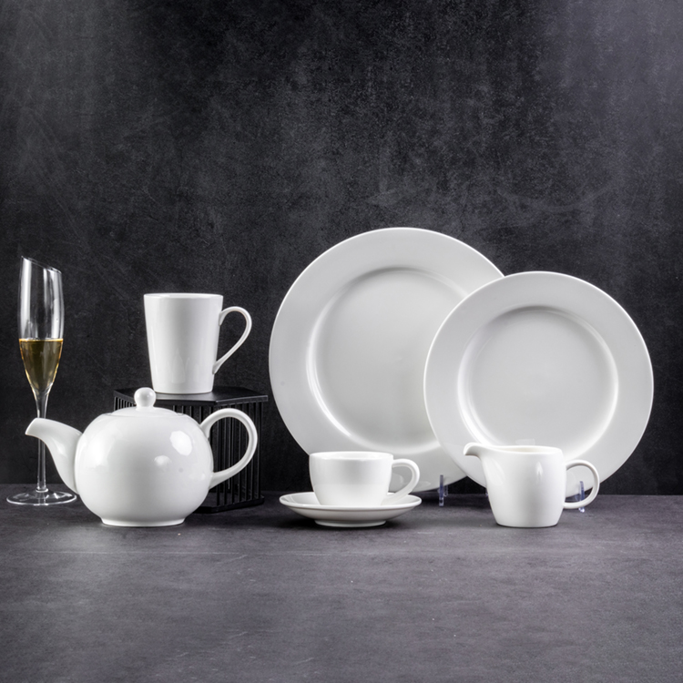 White porcelain dinnerware sets 1