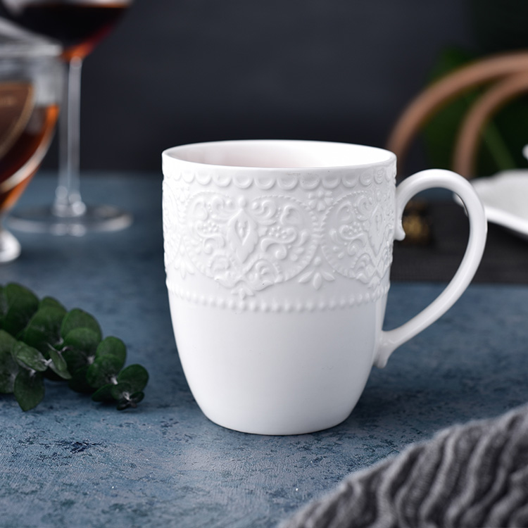 White porcelain mug 1