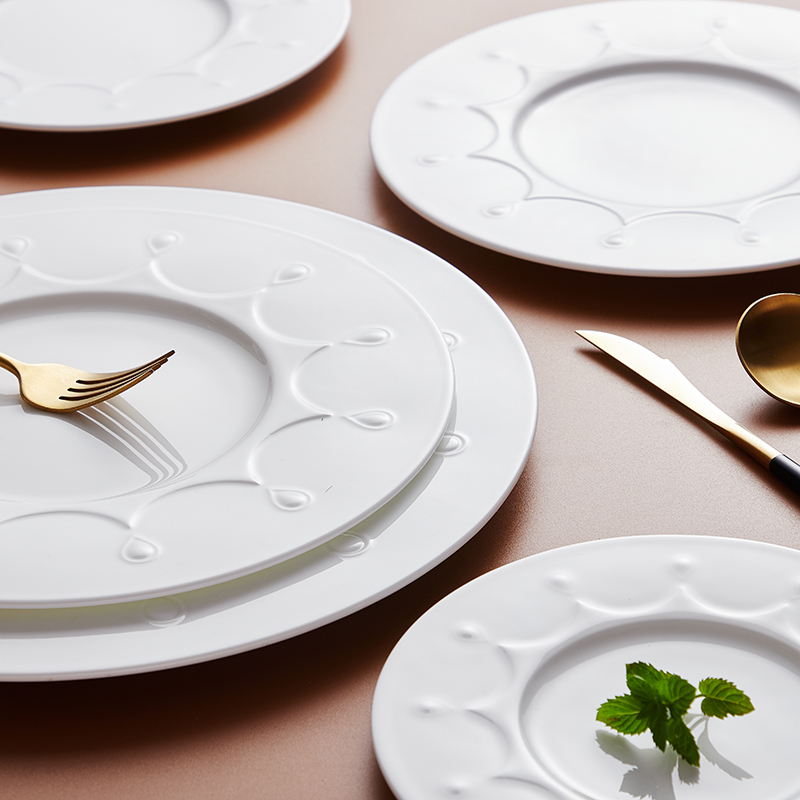 white bone china dishes plates 1