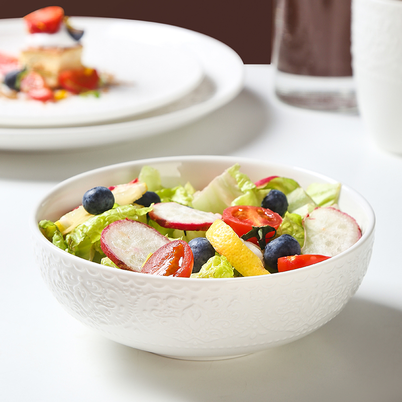 White Ceramic Cereal Bowls