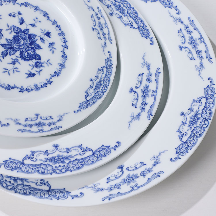 Dinnerware Europe Food Plate Wholesale Porcelain