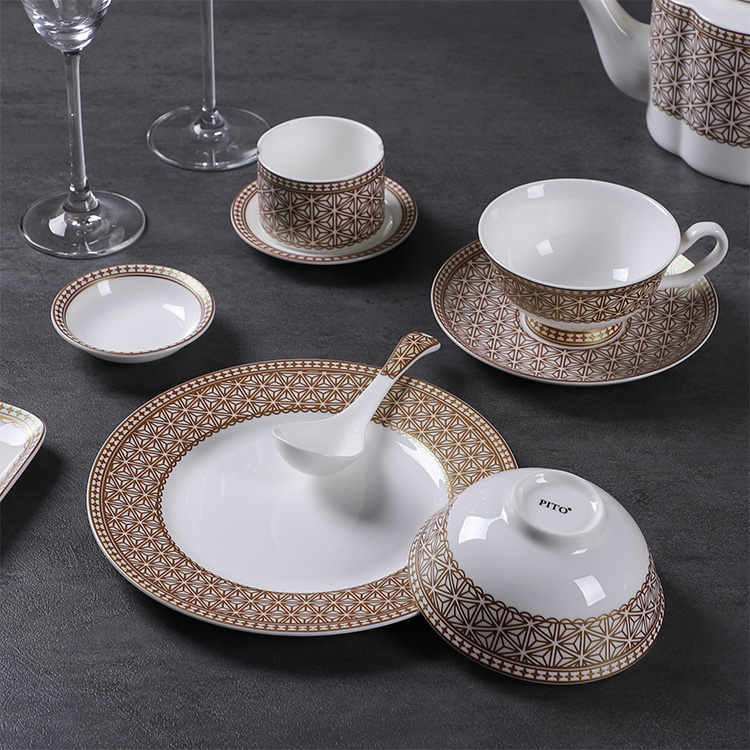 Plates Set Dinnerware Ceramic (5)