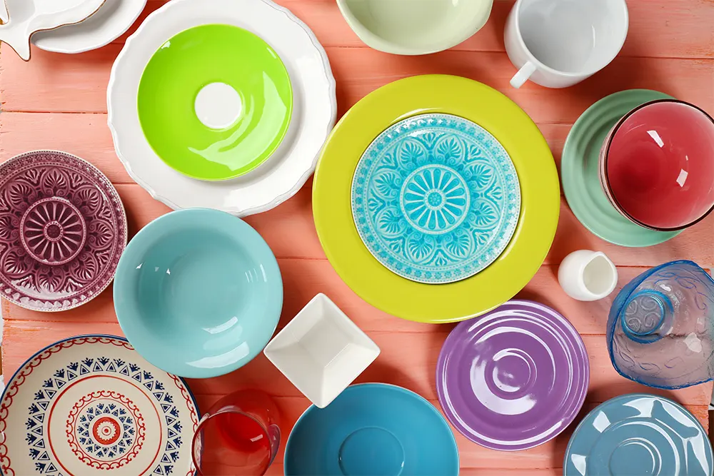 Porcelain Dinnerware of All Colors