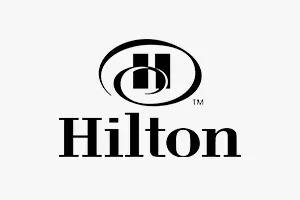 the logo of Hilton