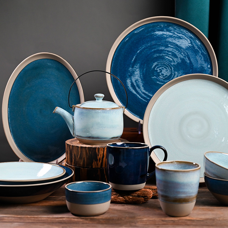 ceramic plates set wholesale