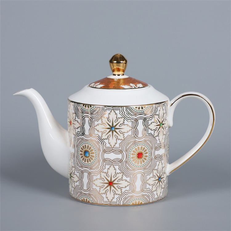elegant ceramic tea pot