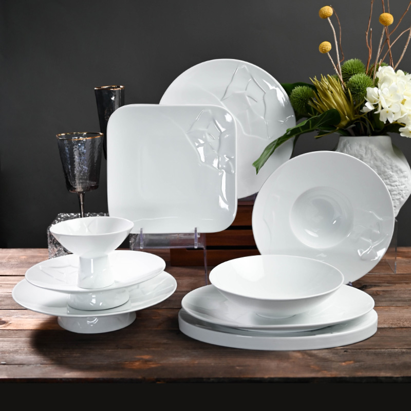 white ceramic plates wholesale