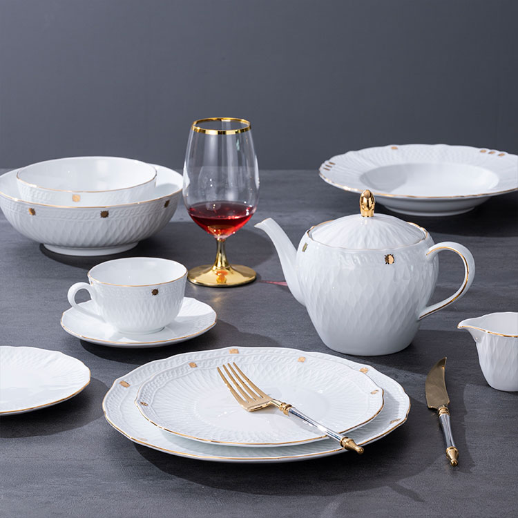 custom white porcelain dinner sets luxury (2)
