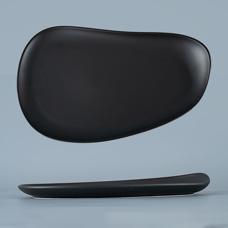 Azure collection black rectangle plate (1)