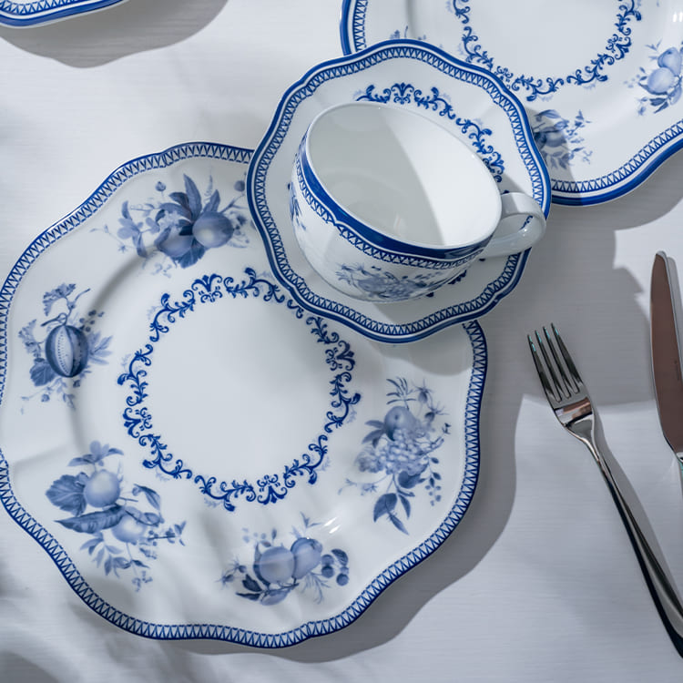Elegance Beauty(blue) collection dinner set (1)