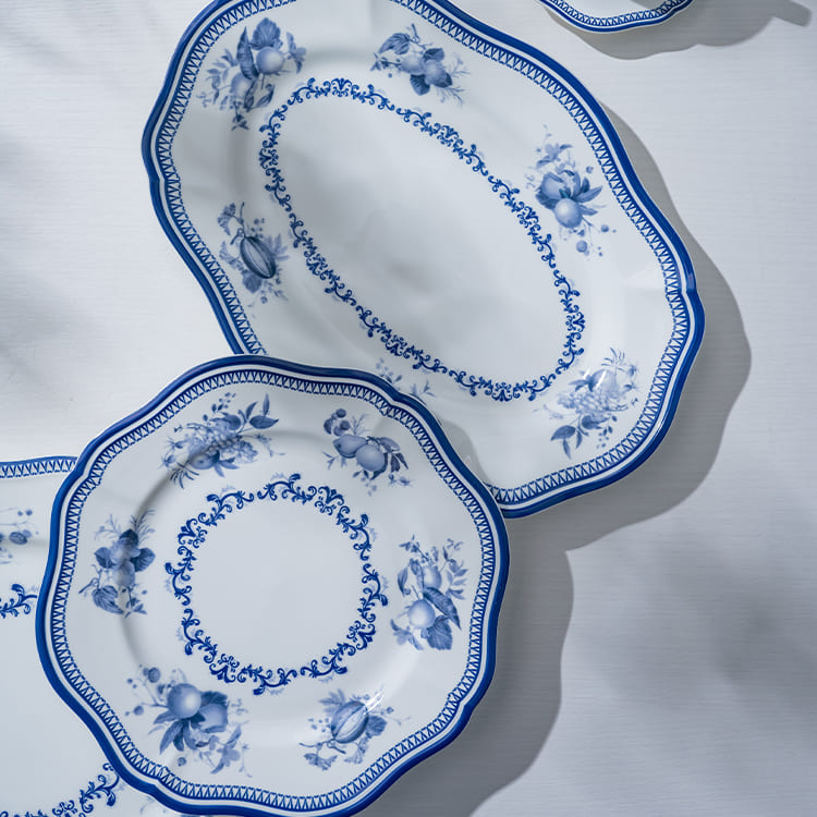 Elegance Beauty(blue) collection dinner set (5)