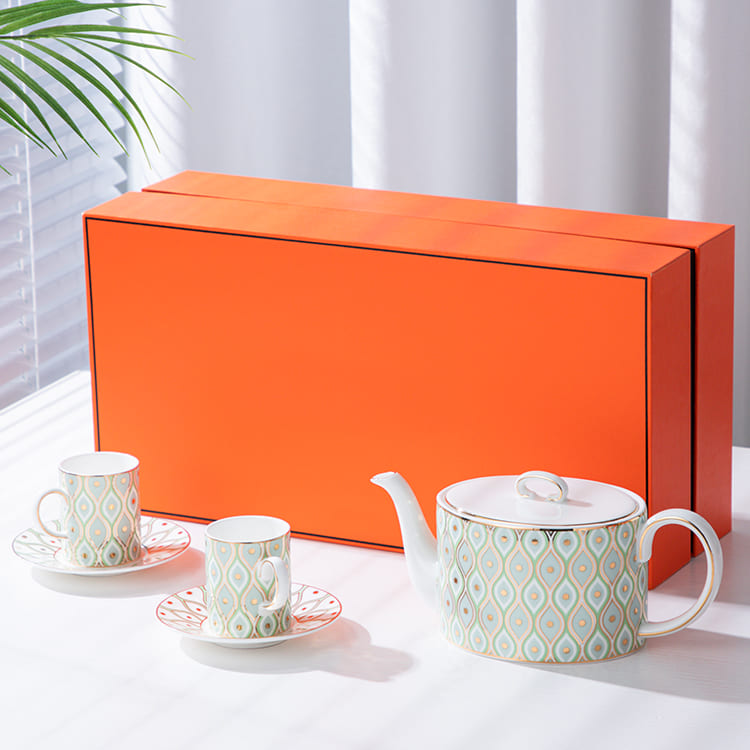 Pfauen-Kaffeetasse und Untertasse im Set 5 Stk (1)