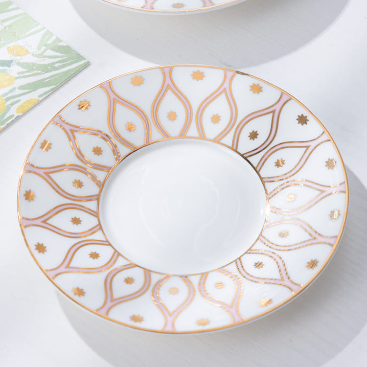 Peacock Pink Espresso Cup and Saucer Set of 2 (7)