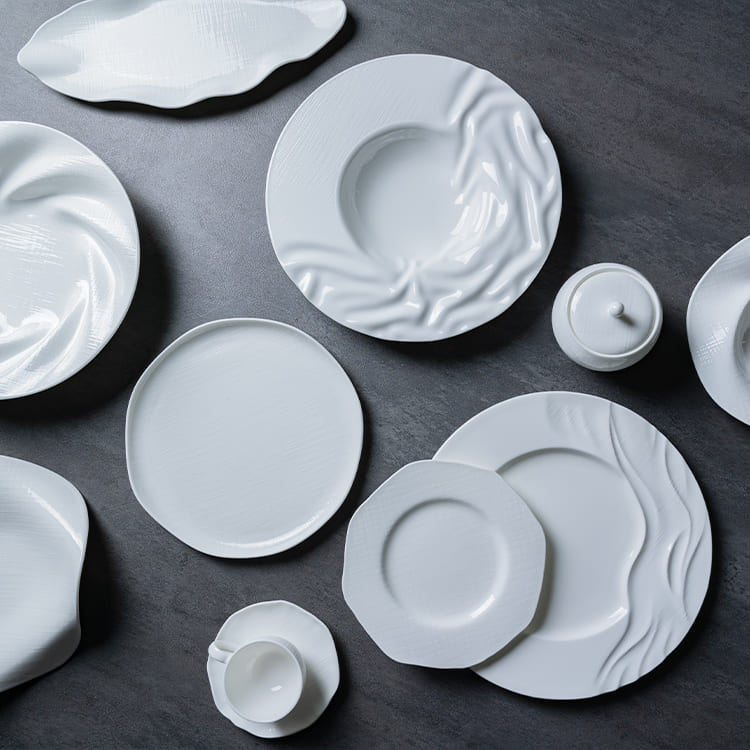 Star Wish 11 Inch White Pasta Plate Bone China (1)