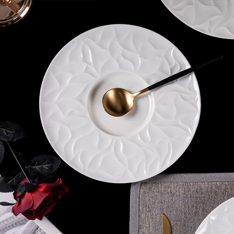 Vientiane Salad Soup Plate Bone China (4)