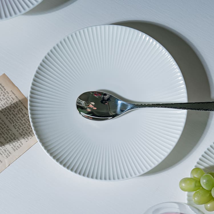 Blossom Bone China Shallow Plate (2)