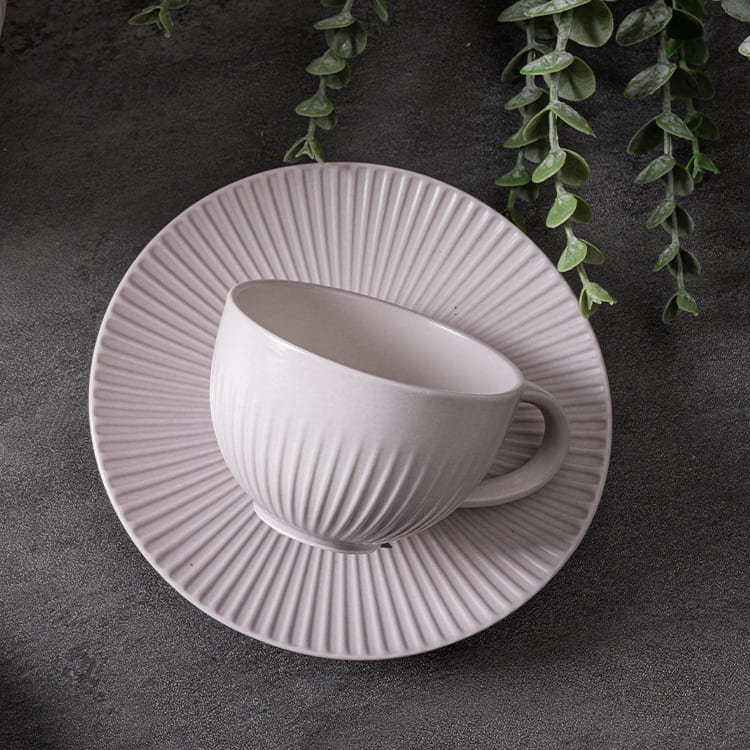 Blossom Pink Coffee Cup with Saucer (1)