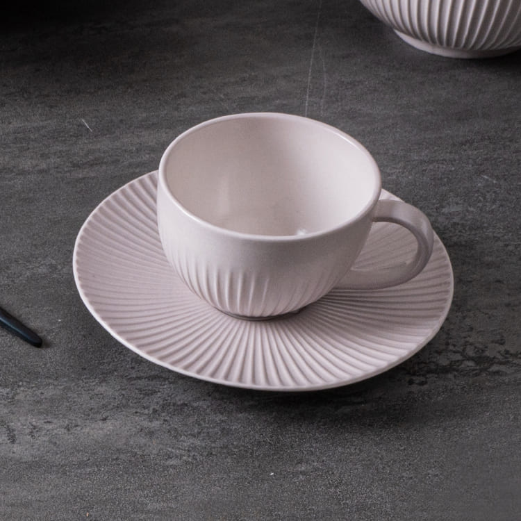 Blossom Pink Coffee Cup with Saucer (2)