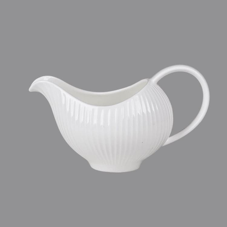 Blossom White Bone China Creamer (1)