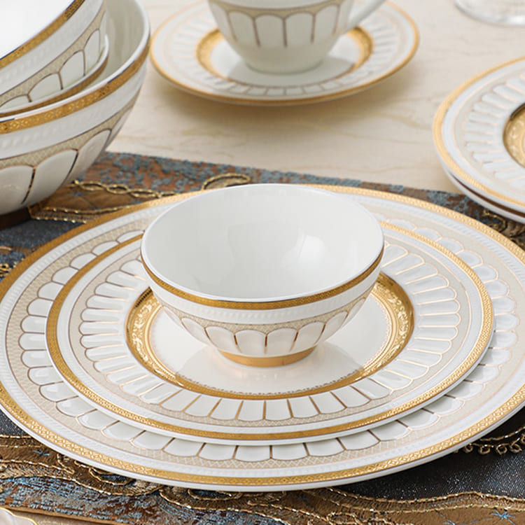 Roman Gold Footed Bowl (2)