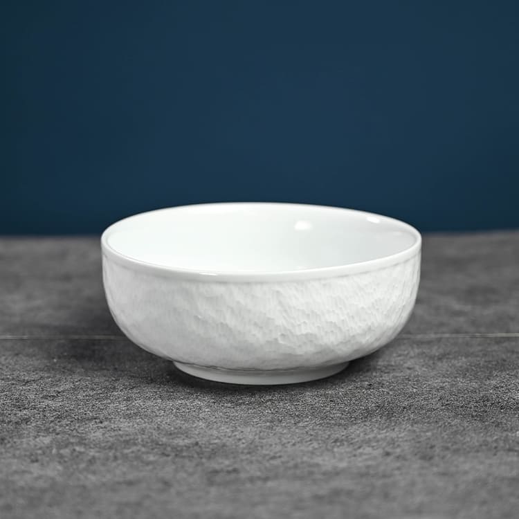 Royal White Porcelain Bowl 4.75 8.25″ (1)