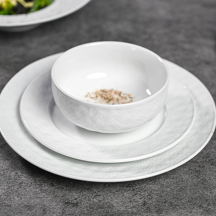 Royal White Porcelain Bowl 4.75 8.25″ (2)