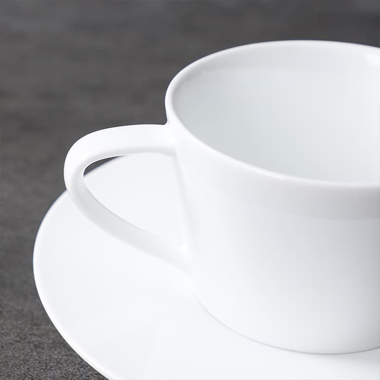 White Porcelain Coffee Cup 100ml200ml (1)