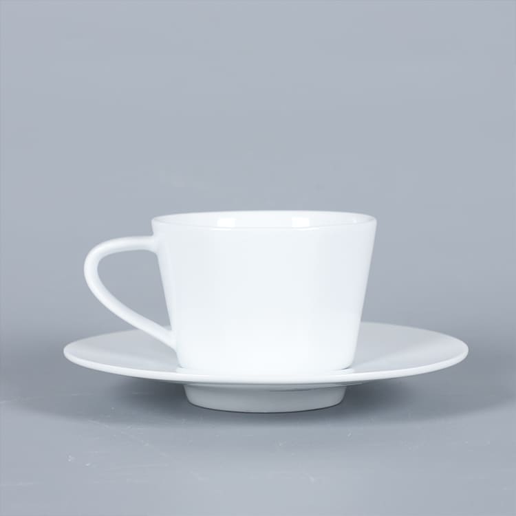 White Porcelain Coffee Cup 100ml200ml (2)