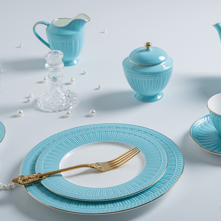 Babylonblauer Speiseteller (2)