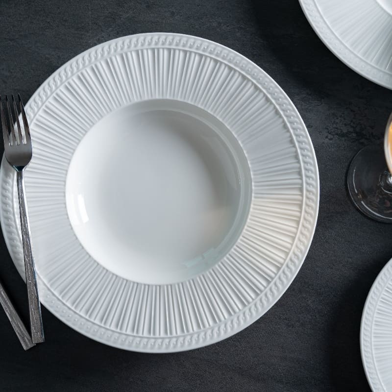 Babylon White Bone China Geschirr (1)