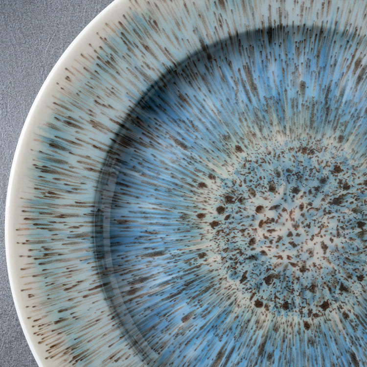 Blue Nova Ceramic Porcelain Dinner Plate 11″ (4)