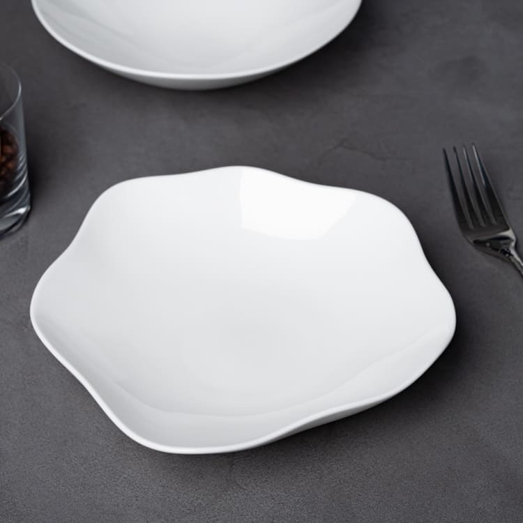 Classic White Fine Porcelain Plates (1)