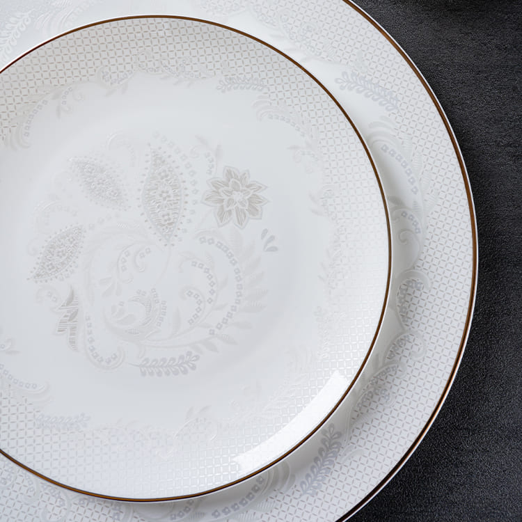 Luxury Floral Bone China Dinnerware Set (1)