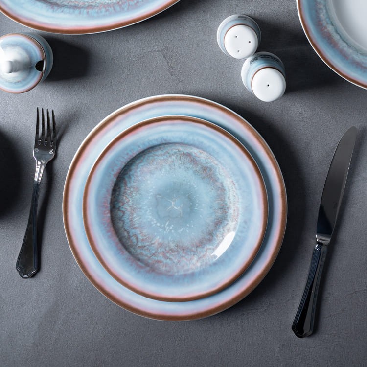 Nebula Glow Luxury Porcelain Tableware Set (4)