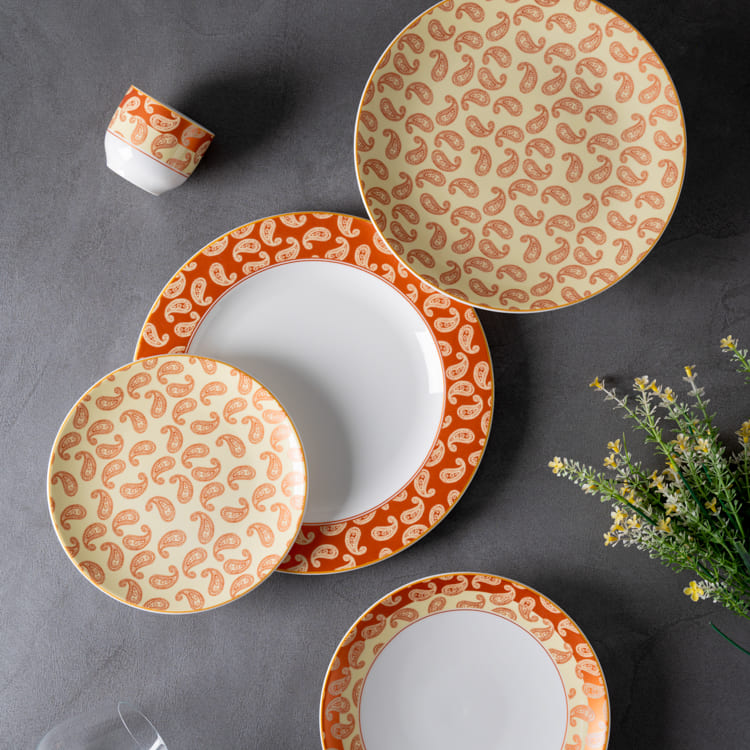 Paisley Print Dinnerware Fine Porcelain (1)