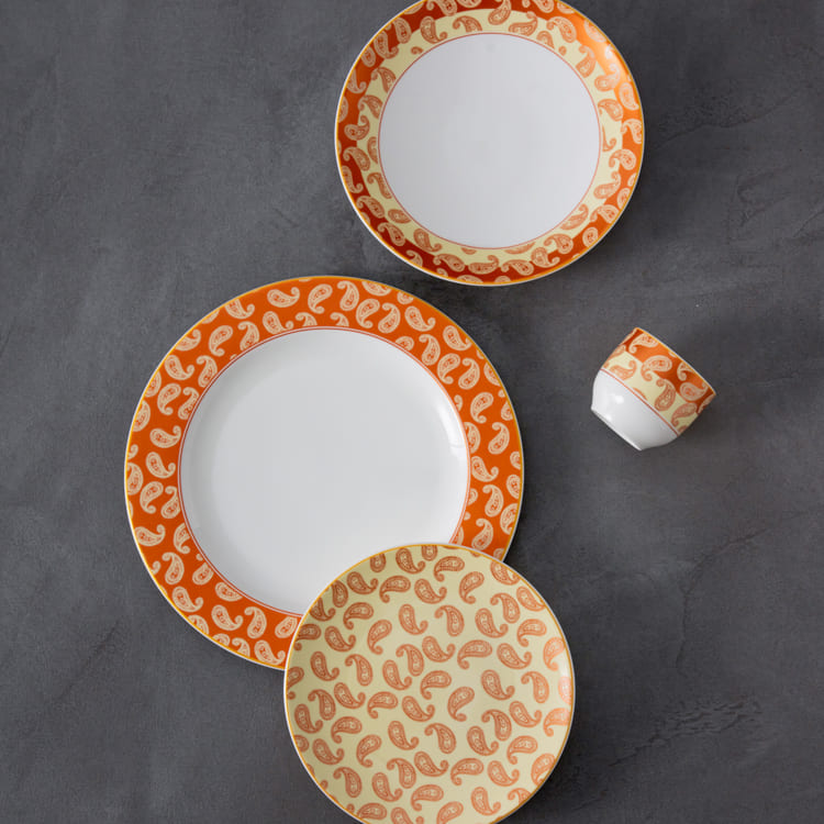 Paisley Print Dinnerware Fine Porcelain (2)