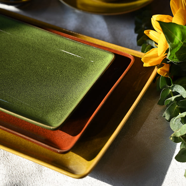 Seasonal Glazed Dinner Plates (1)