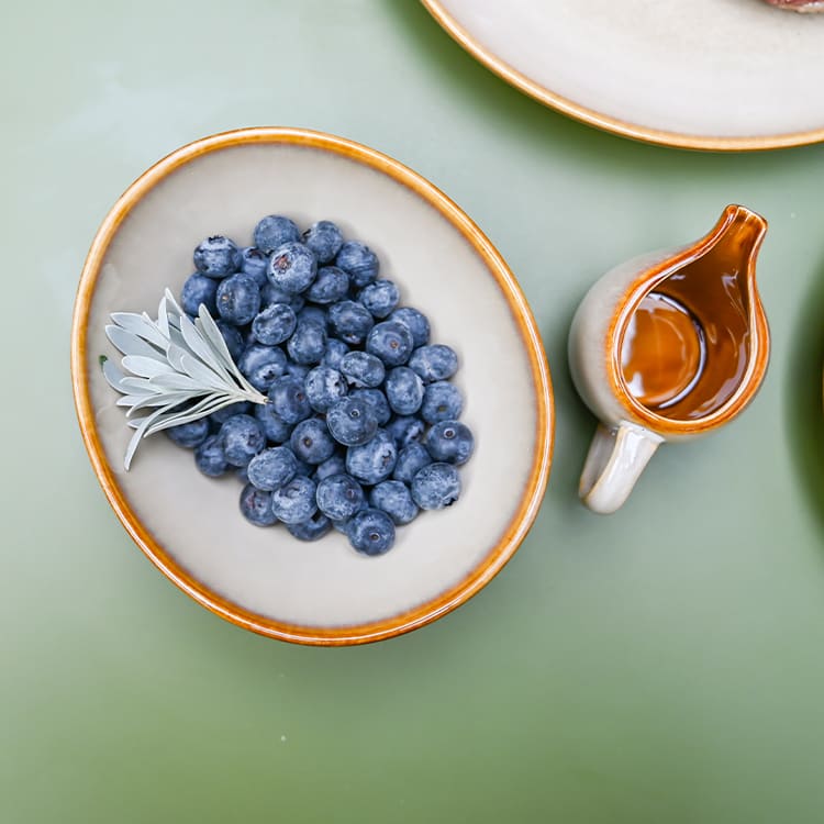 Caramel Brown Serving Bowl (1)