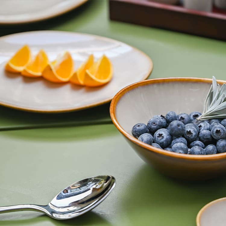 Caramel Brown Serving Bowl (3)