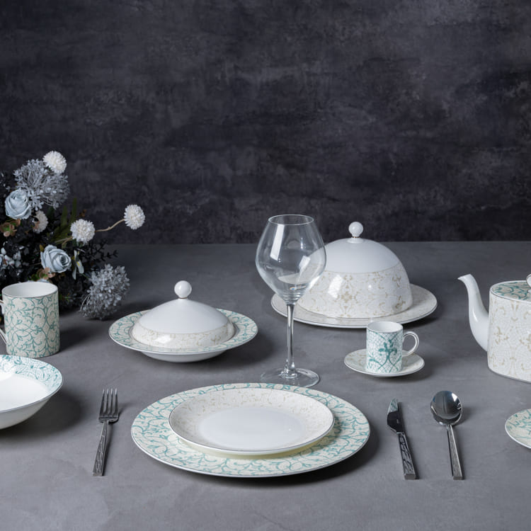 Coral Murmur Coupe Dinner Plate 8″ (1)