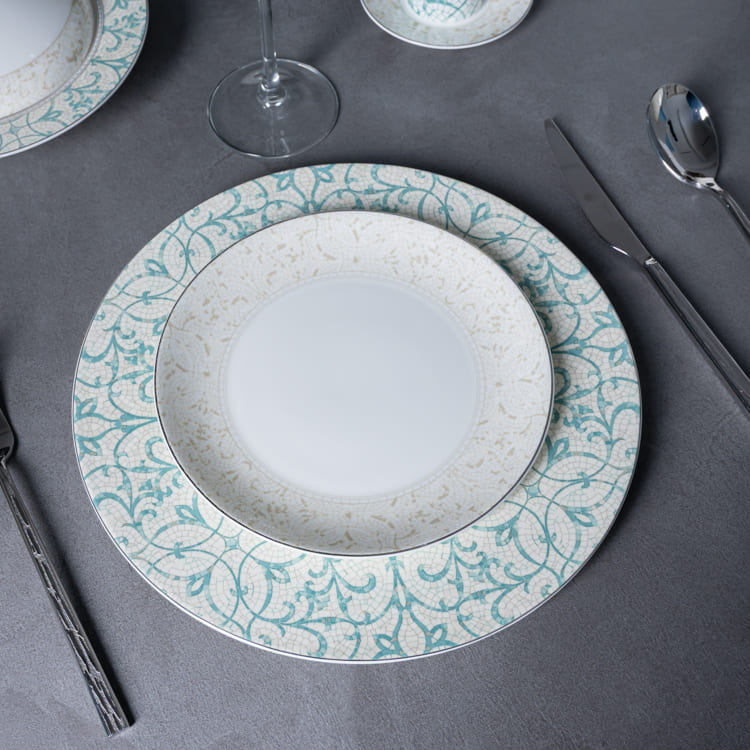 Coral Murmur Coupe Dinner Plate 8″ (2)