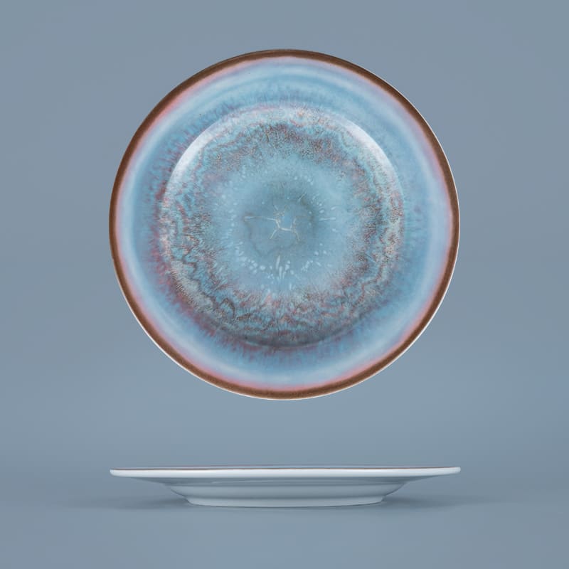 Nebula Glow Porcelain Dinner Plate 6.75″–12.5″ (5)