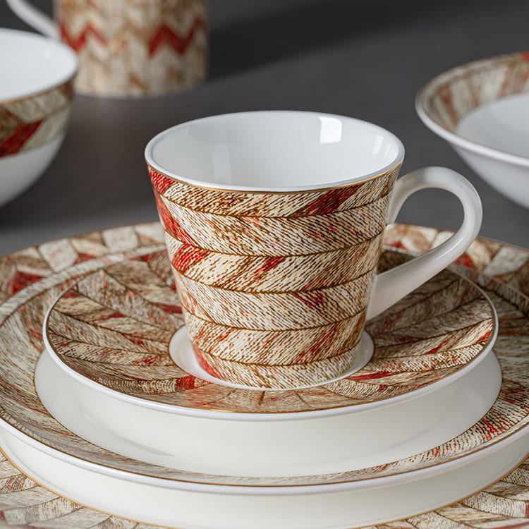 Retro Coffee Cup Tea Cup Meridian Weave Collection (4)