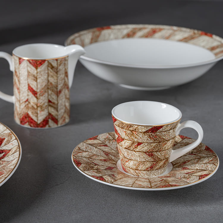 Retro Coffee Cup Tea Cup Meridian Weave Collection (5)