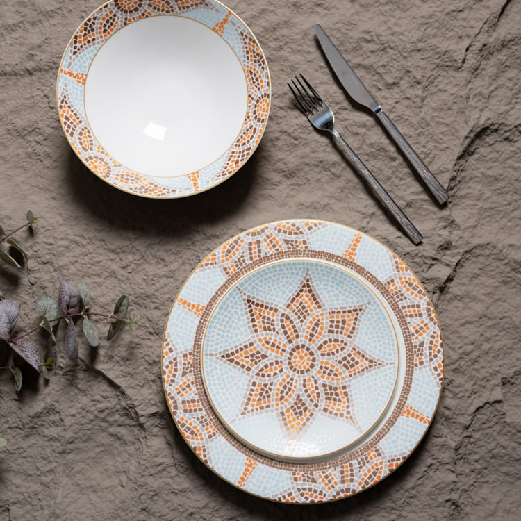 Vajilla de Porcelana Fina Tessera Bloom (6)