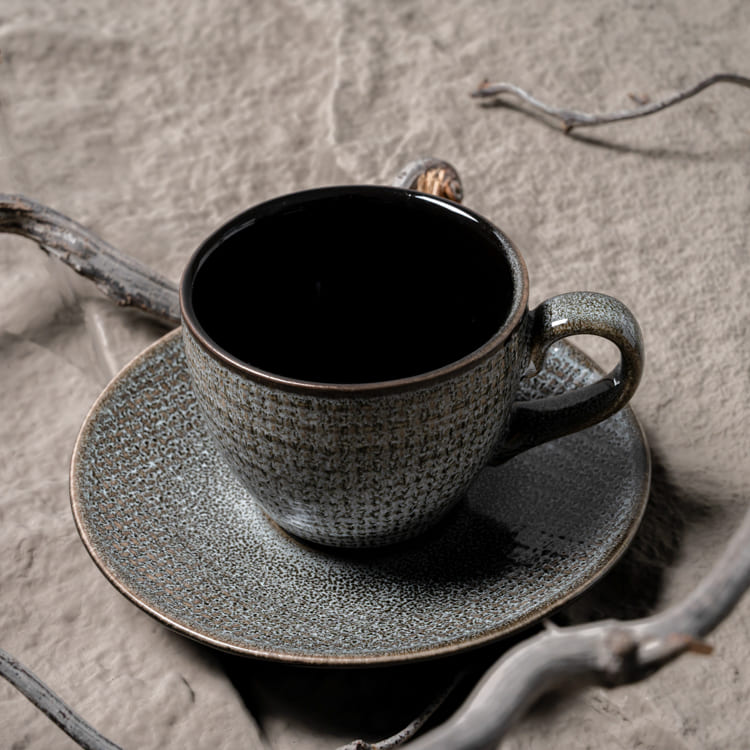 180ml 100ml Coffee Espresso Cup with Saucer (1)